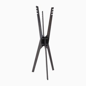 Space Coat Rack in Charcoal Black by Konstantin Achkov for Lock