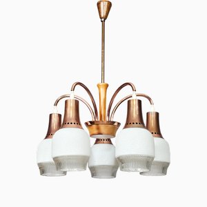 Lampada a sospensione di Veb Deutsche Werkstätten Hellerau