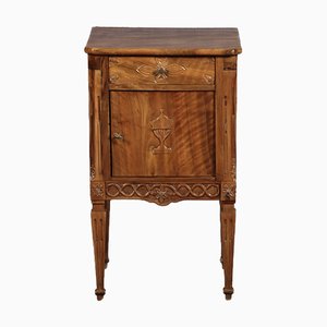 Antiker Beistelltisch aus Nussholz, 1780