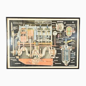 Large Poster by Josef Fronk, 1950s
