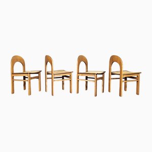 Dining Chairs by Adalberto Caraceni, Set of 4