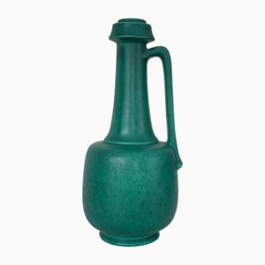 Large Art Deco Swedish Grace Argenta Vase by Wilhelm Kåge for Gustavsberg, 1930s