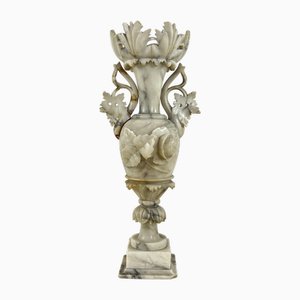 Vaso Mid-Century in alabastro, Italia, anni '30