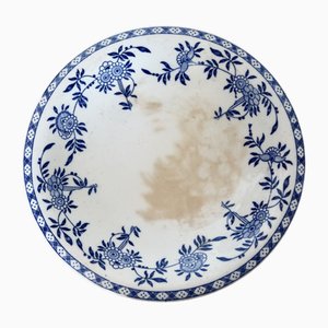 Antique Porcelain Pedestal Dish from Dresden