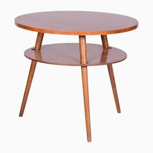 Mid-Century Couchtisch aus Nussholz & Buche von Mücke Melder, Tschechisch, 1950er
