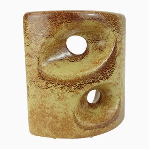 Vintage Italian Ceramic Vase by Roberto Rigon for Bertoncello, 1970s