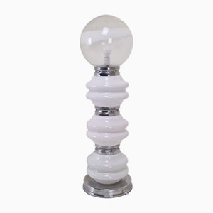 Lampada da terra in vetro di Murano a 3 colori attribuita a Carlo Nason per Mazzega, Italia, anni '70