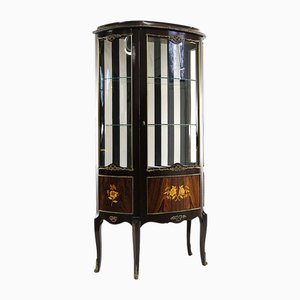 Vitrine im Louis XV / Louis XVI Stil, 1950er