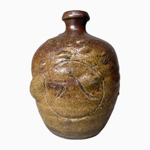 Taishō Era Organic Tokkuri Flask, Nagoya, Japan, 1920s