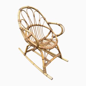 Sedia a dondolo da bambino provenzale, Francia, anni '50