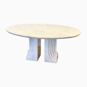 Tavolo Samo in marmo di Carlo Scarpa per Simon, anni '80