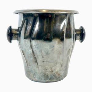 Art Deco Silver-Plated and Rosewood Wine Cooler from WMF, 1940s