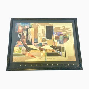 Lisa Van Der Zee, Composizione astratta, 1980, Litografia