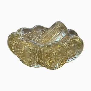 Mid-Century Modern Bullicante Aschenbecher aus Muranoglas von Barovier, 1960er