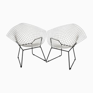 Set of Diamond Chairs by Harry Bertoia for Knoll, 1950s
