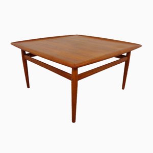 Large Danish Teak Coffee Table by Grete Jalk for Glostrup, 1960s