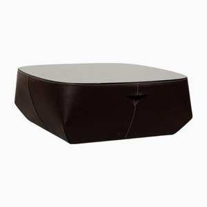 Tavolino da caffè Isanka in pelle di Walter Knoll