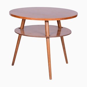 Mid-Century Modern Coffee Table in Walnut and Beech, 1950s
