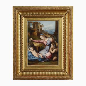 J. Barret du Coudert, The Virgin and Child with Little St-John, 1859, Framed