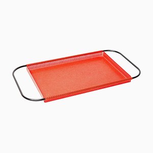 Red Perforated Tray, 1960s