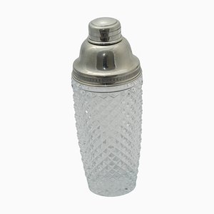 Shaker à Cocktail en Cristal Taillé, Italie, 1960s