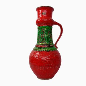 Große Pop Art Keramikvase von Jasba, 1970er