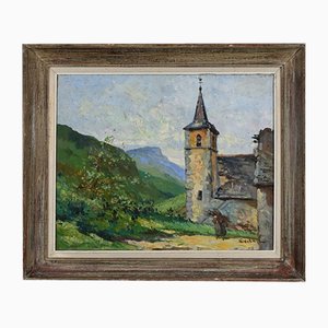 The Bell Tower, Late 19th Century, Oil on Canvas