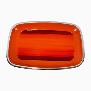 Emaillierter Vintage Servierteller von Silit Design, 1970er