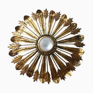 Vintage Gold Lamp, 1940s