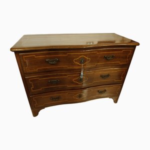 Cassettiera intarsiata della fine del XVIII secolo