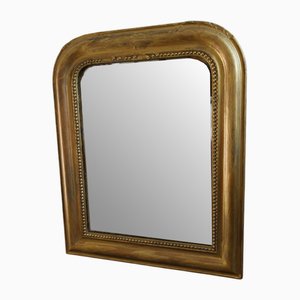 Specchio Luigi Filippo con Cornice Foglia Oro