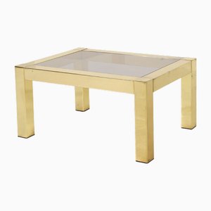 Table Basse en Plaqué Or de Belgo Chrom, 1970s