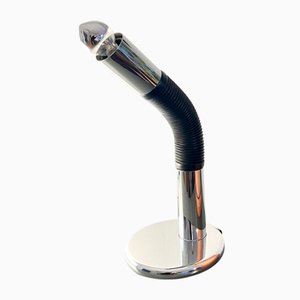 Italian Table Lamp with Chrome Frame and Flexible Arm from Targetti Sankey, Early 1970s