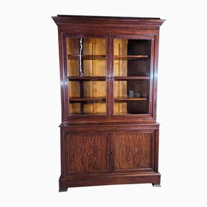 English Mahogany Bookcase, 19th Century