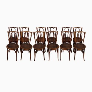 Bistro Chairs from Baumann, 1890s, Set of 12