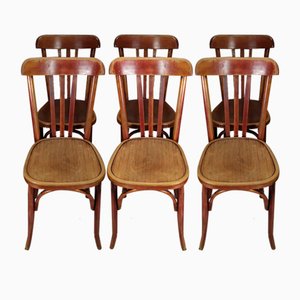 Bistrot Chairs from Baumann, 1890s, Set of 6