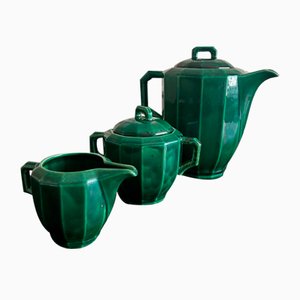 Tea Service by Blanche Letalle for Saint Clément, 1950s, Set of 3
