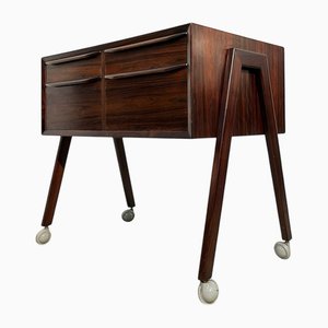 Vintage Danish Rosewood Nightstand by Erling Torvits