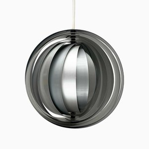 Mid-Century Modern East German Moon Pendant Lamp by Verner Panton for Erjoka, 1960s