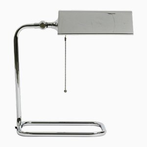 Große Tischlampe aus Chrom von Florian Schulz, 1980er