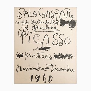 Original Ausstellungskatalog Gemälde, die Pablo Picasso zugeschrieben werden, Sala Gaspar, 1968