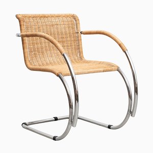 Bauhaus Weissenhof MR20 Armchair attributed to Ludwig Mies Van Der Rohe, 1970s
