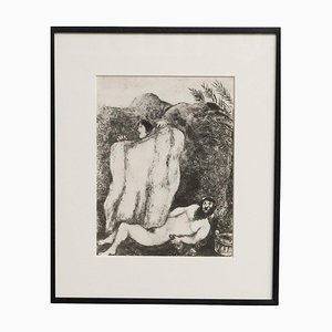 Marc Chagall, serie bíblica, 1956, huecograbado