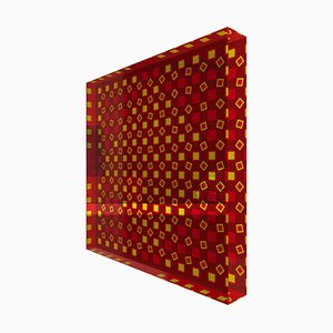Paul Gallaud, Acrylic Variations Carres 02, 2024, Acrylic Glass & Inkjet