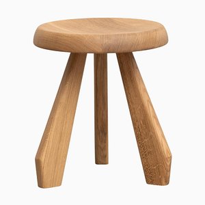 Taburete Meribel de madera de Charlotte Perriand para Cassina