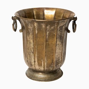 Silver-Plated Brass Ice Box, 1940s