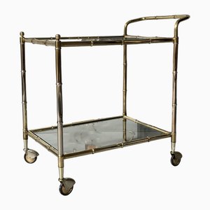 Carrello vintage dorato