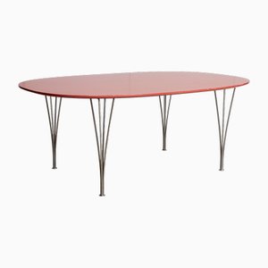 Superellipse Tisch von Arne Jacobsen für Fritz Hansen, 1969