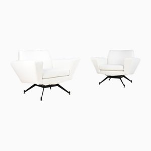 Sillones modelo M530 de Studio Tecnico APA para Lenzi. Italia, años 50. Juego de 2
