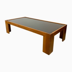 Mesa de centro modelo 771 rectangular con tablero reversible de Afra and Tobia Scarpa para Cassina, 1963